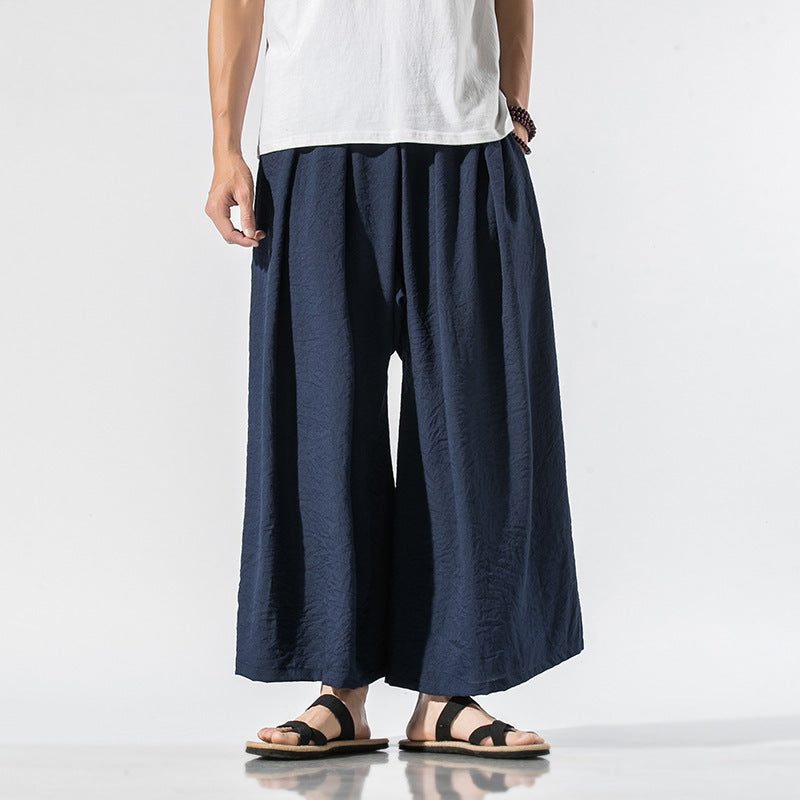 Sunset Stroll Straight Linen Pants