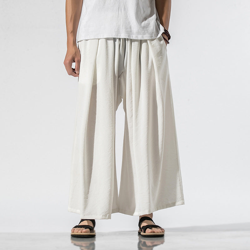 Sunset Stroll Straight Linen Pants