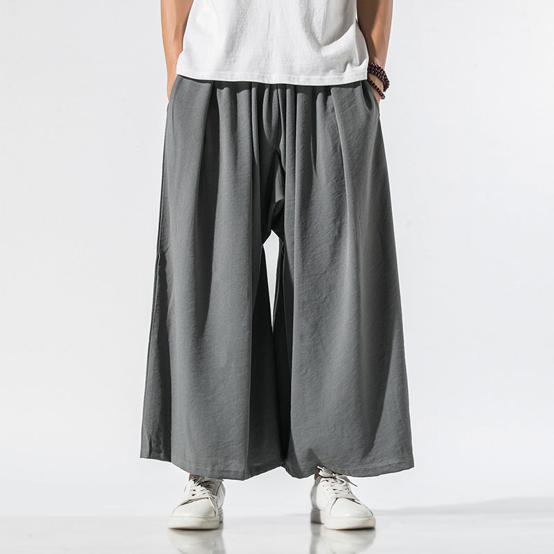 Sunset Stroll Straight Linen Pants