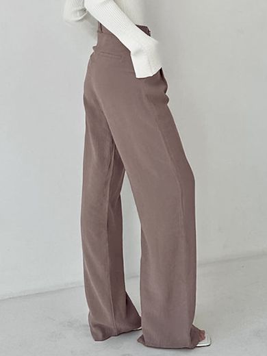 City All-Match Straight Trousers