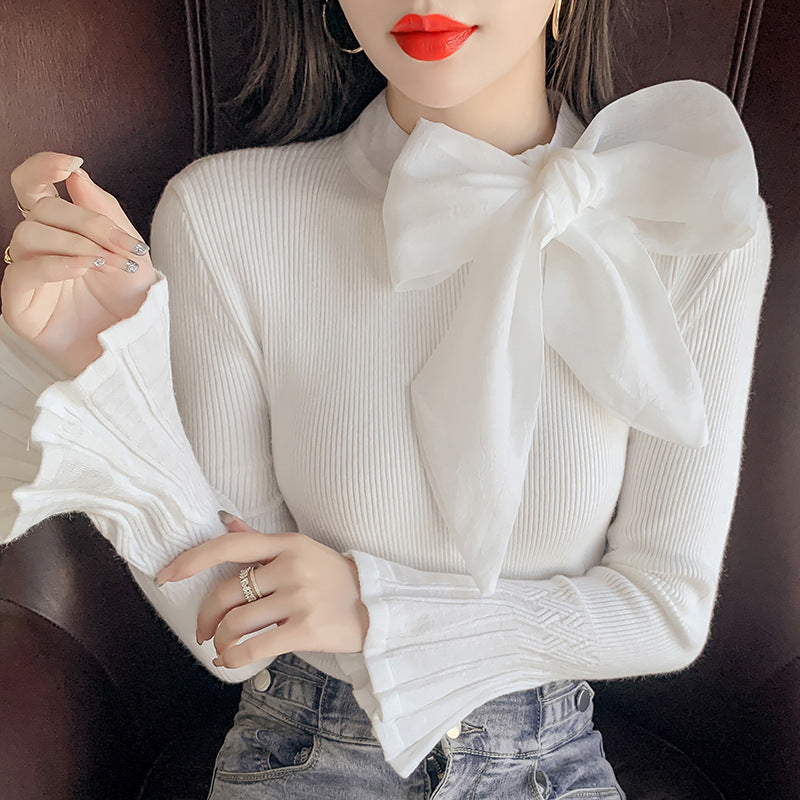 Bell Sleeve Thread Sweater