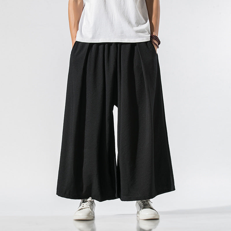 Sunset Stroll Straight Linen Pants