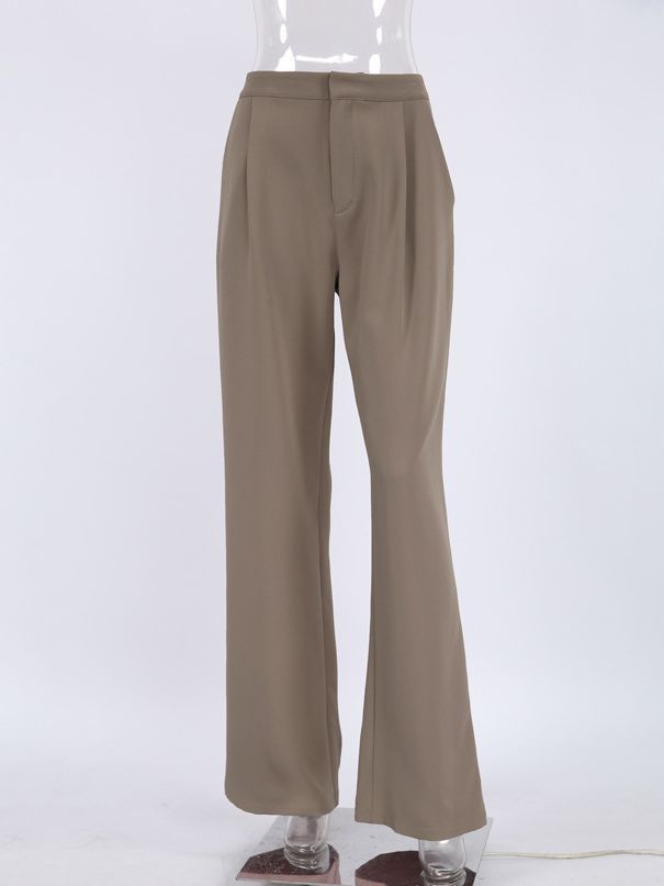 City All-Match Straight Trousers