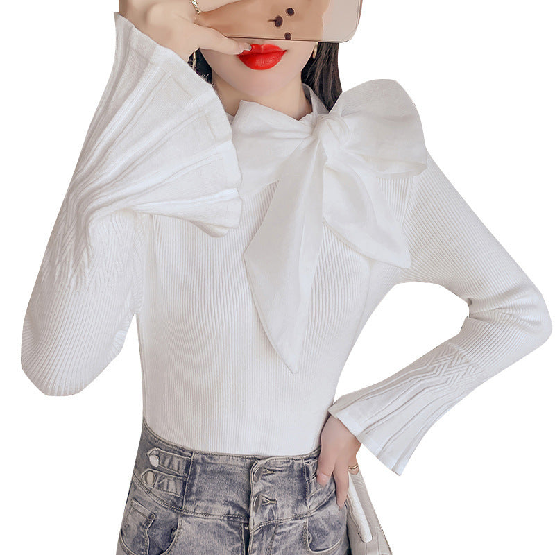 Bell Sleeve Thread Sweater